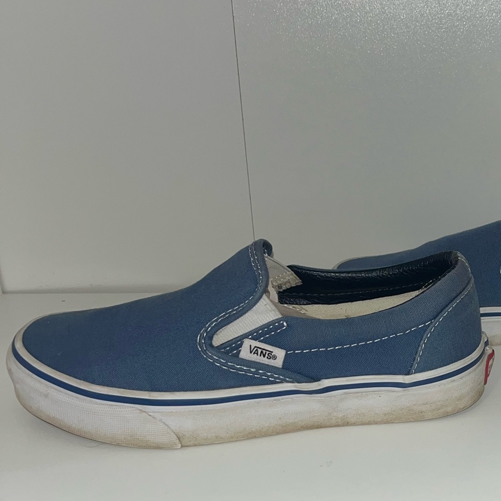 Vans Blue Classic Slip On - Picture 5 of 8